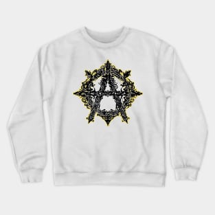 Anarchy Symbol Tribal Crewneck Sweatshirt